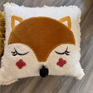 Cute fox pillow cover world market